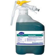 Diversey Quaternary Disinfectant Cleaner, 169 fl oz (5.3 quart) Fresh, Blue DVO5283020